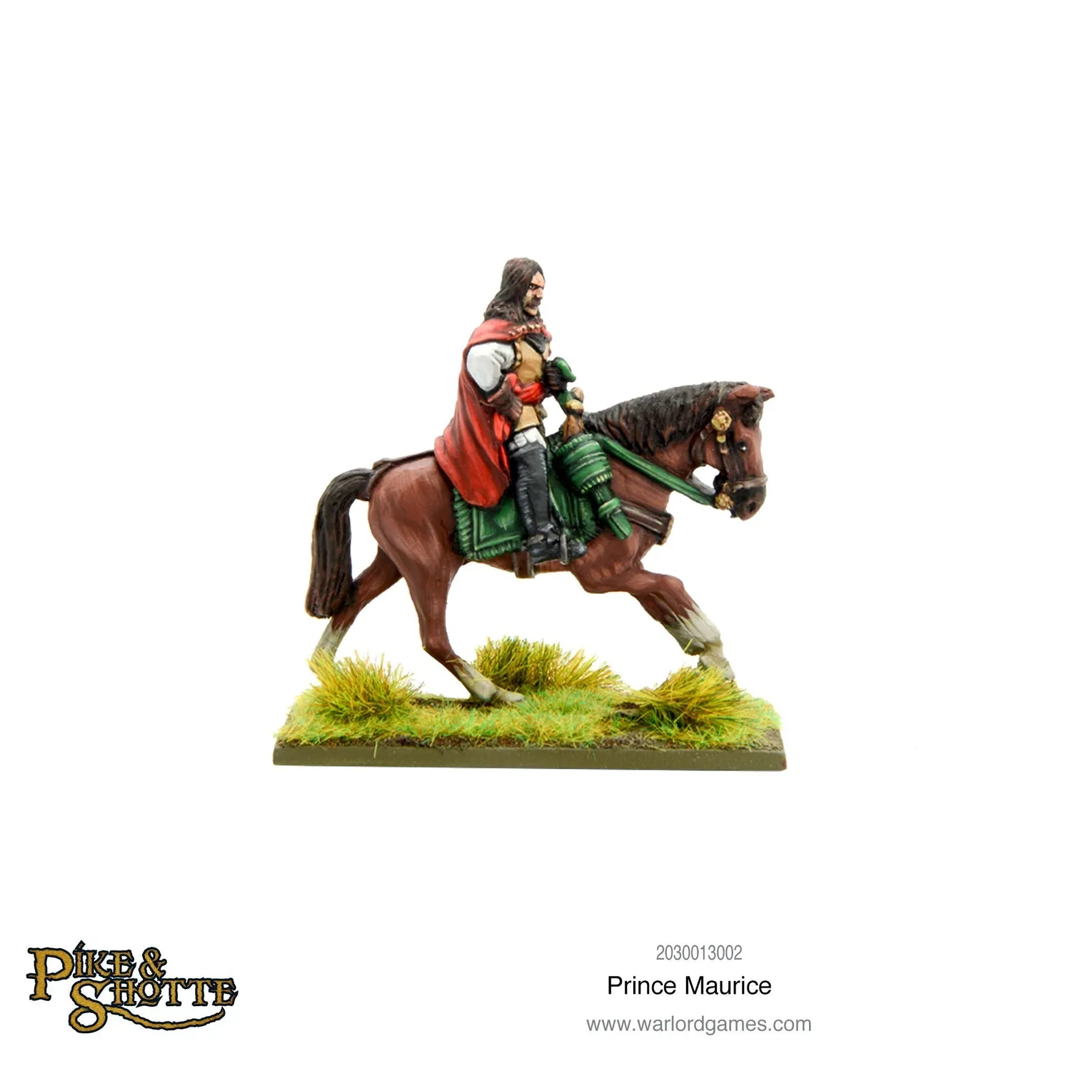 Bolt Action Black Powder Prince Maurice figurine métal commandant cavalerie
