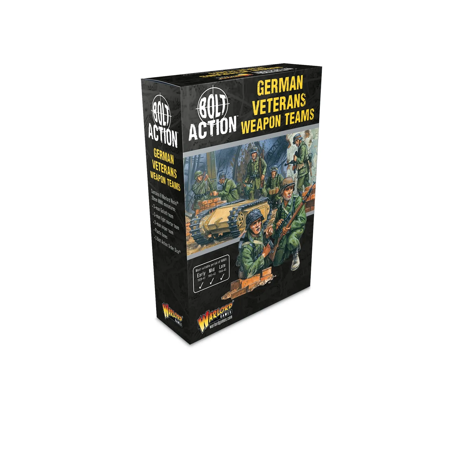 Bolt Action German Veteran Infantry Weapons Teams figurines résine Default