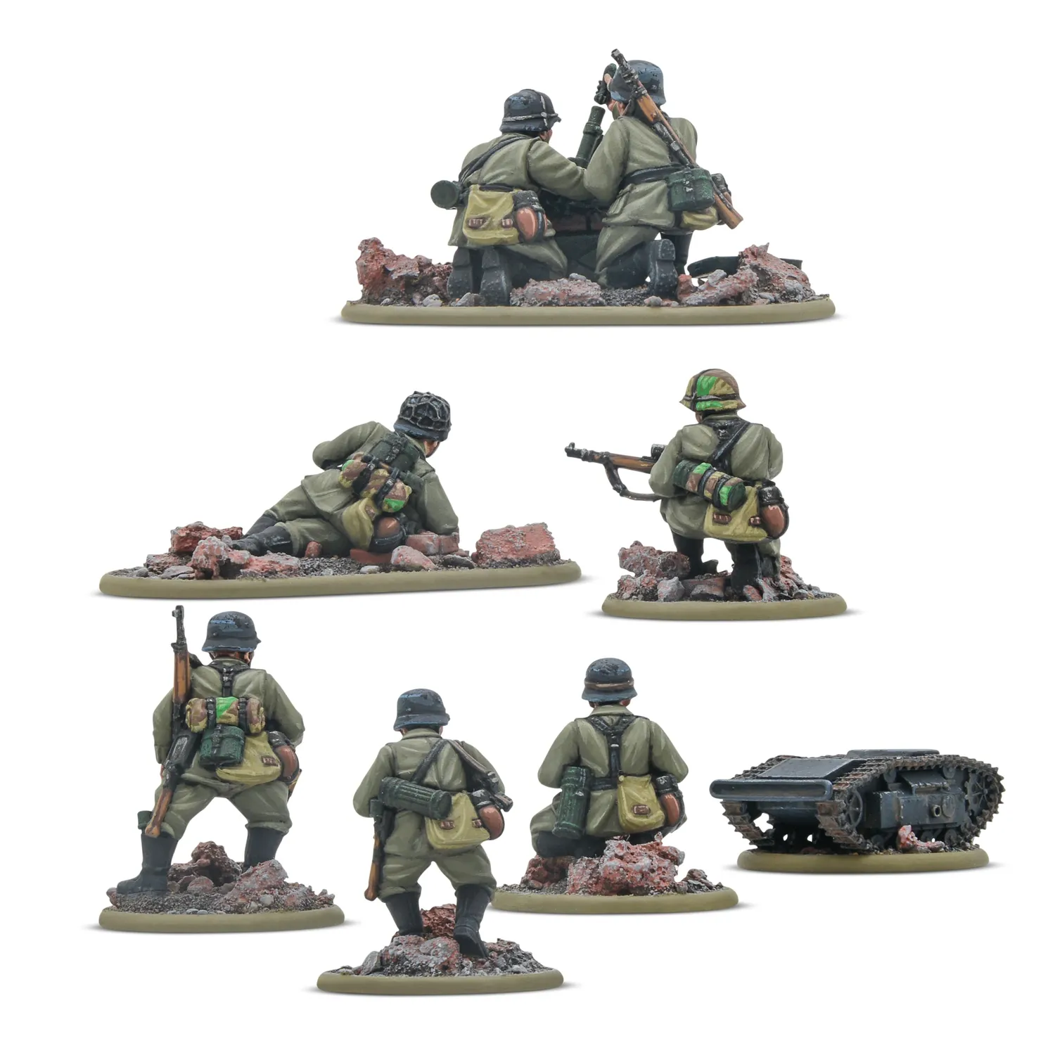 Bolt Action German Veteran Infantry Weapons Teams figurines résine Default