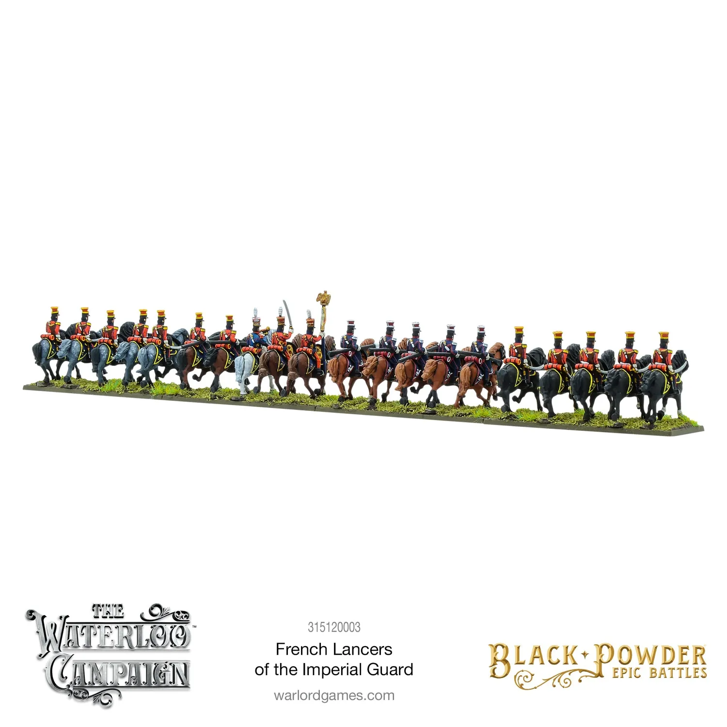 Bolt Action Black Powder Epic Battles Waterloo French Lancers of the Imperial Guard cavalerie