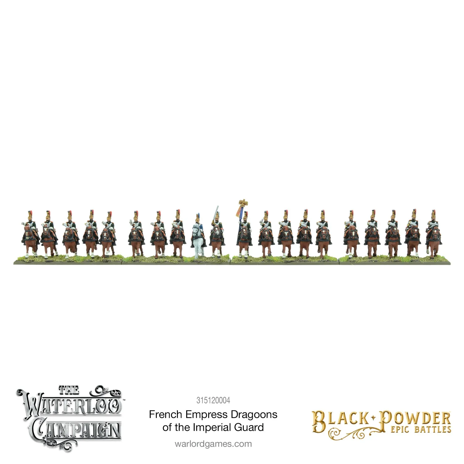 Black Powder Epic Waterloo Dragons Impératrice résine