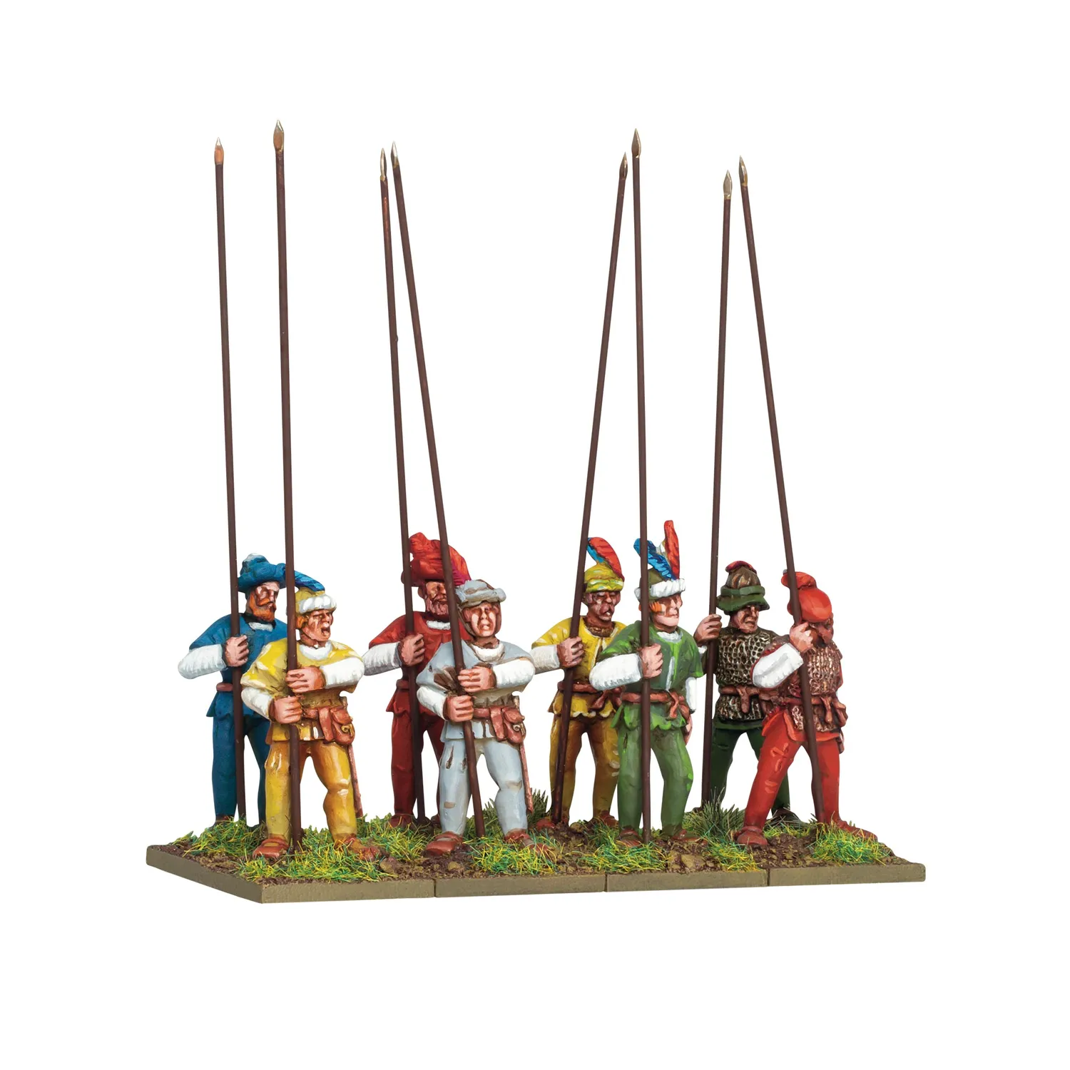 Warlord Games Pike & Shotte Suisses piquiers garde x8 métal