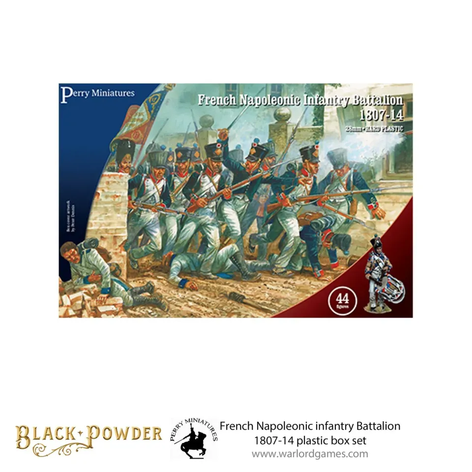 Bolt Action Perry Miniatures French Napoleonic Infantry Battalion 1807-14 figurines plastique