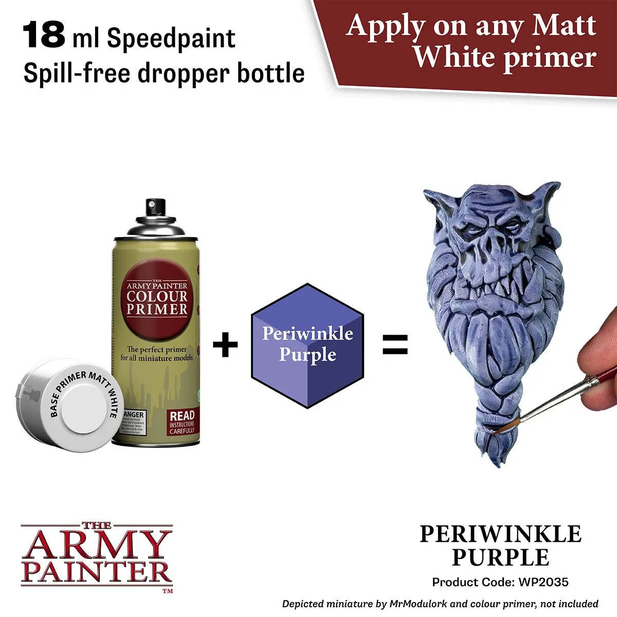 Bolt Action Speedpaint Periwinkle Purple peinture violette