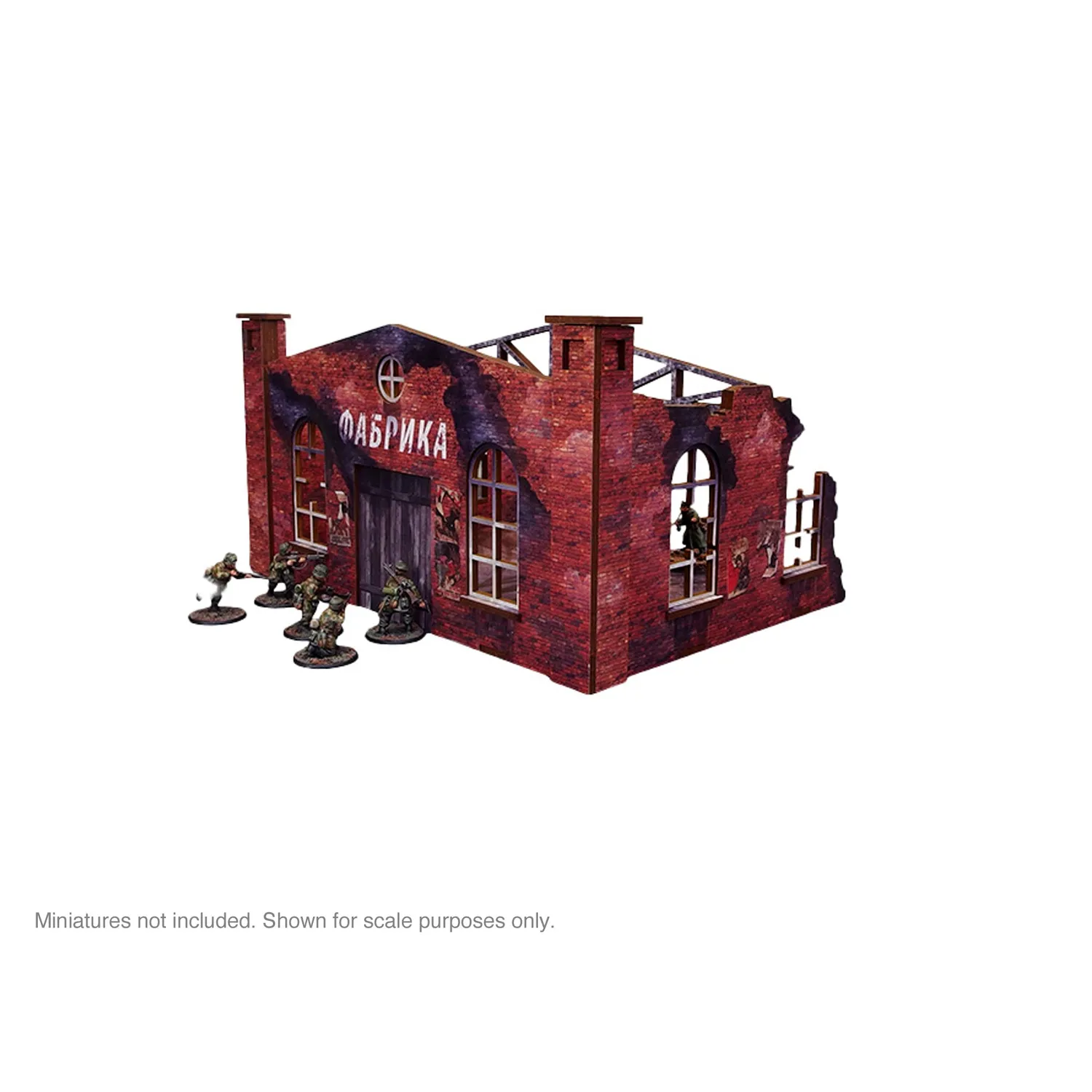 Bolt Action Stalingrad Factory Front décor prépeint usine