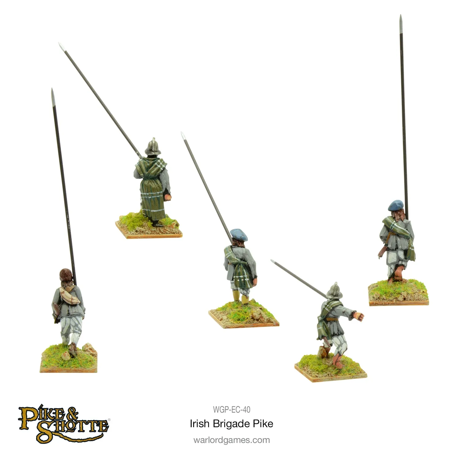 Bolt Action Irish Brigade Pike figurines métal 5 pièces