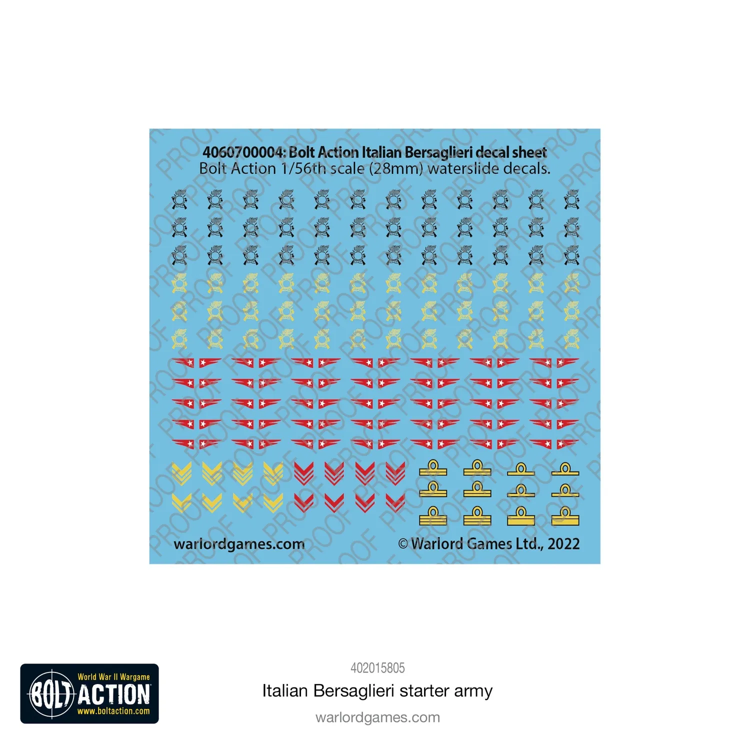 Bolt Action Italian Bersaglieri Starter Army figurines 28mm
