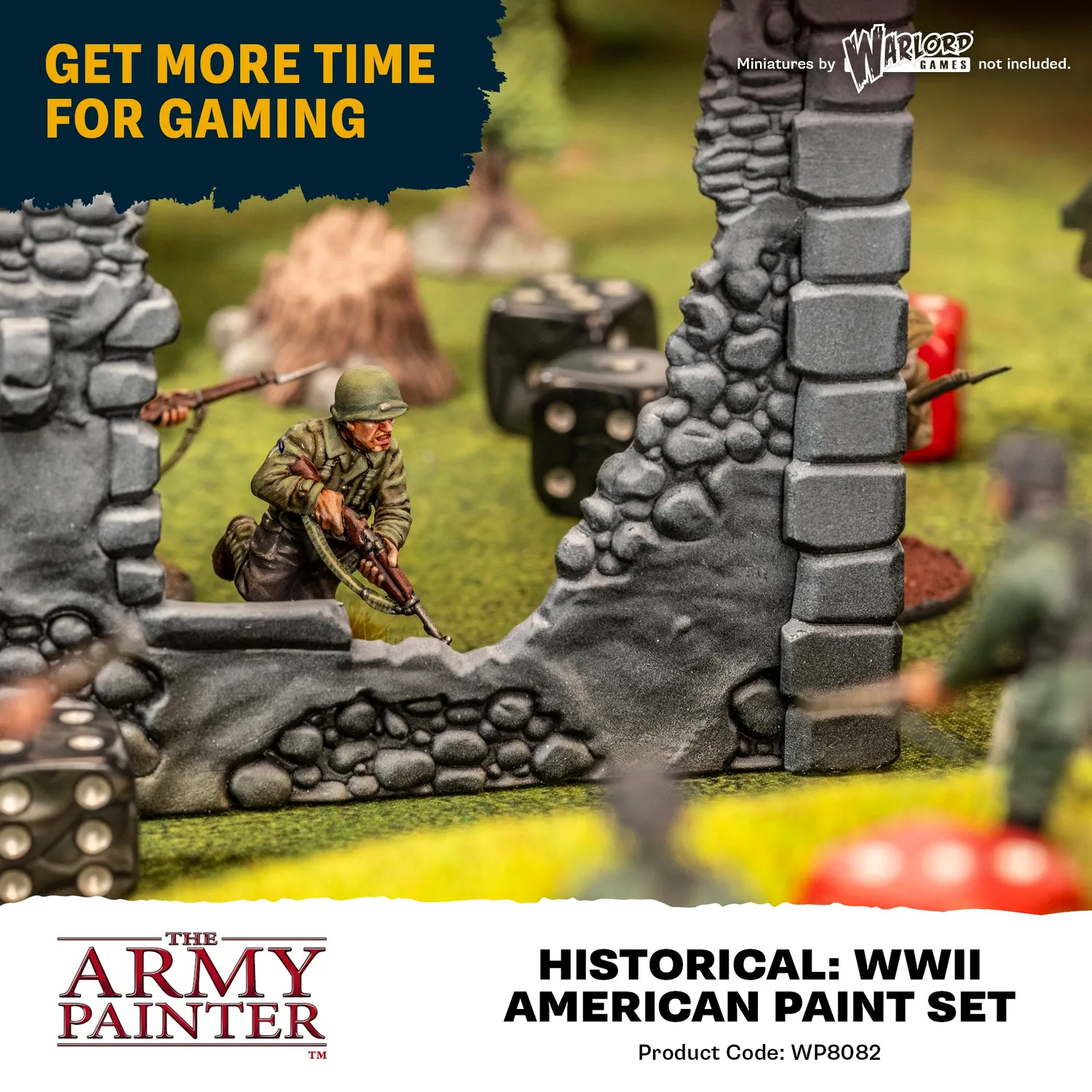 Bolt Action Warpaints Fanatic World War II American set peinture 20x18ml