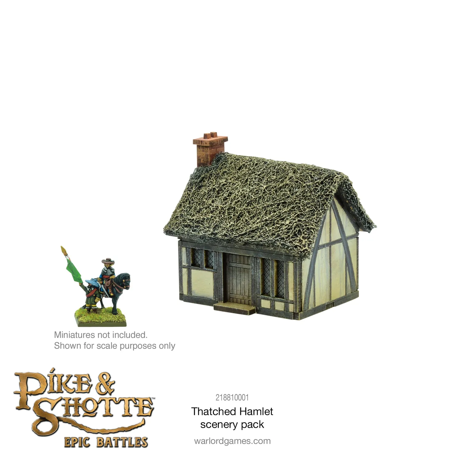 Bolt Action Pike & Shotte Epic Battles Thatched Hamlet scenery pack décor MDF