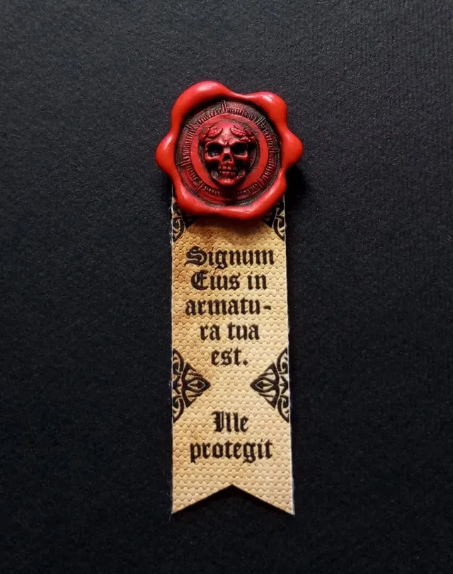 Brother Vinni Seal Holy Scull pin’s ruban type A crâne