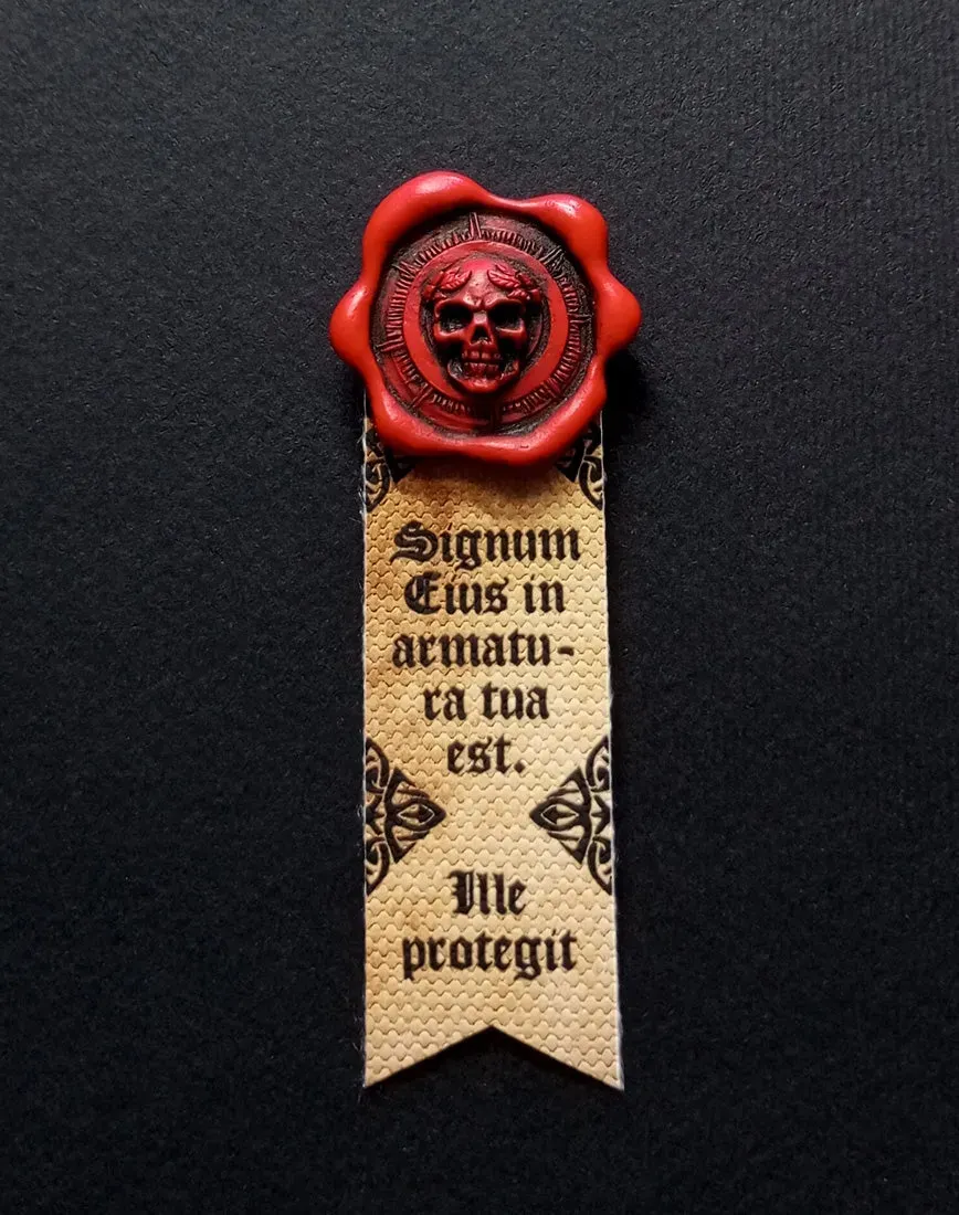 Brother Vinni Seal Holy Scull pin’s ruban type A crâne