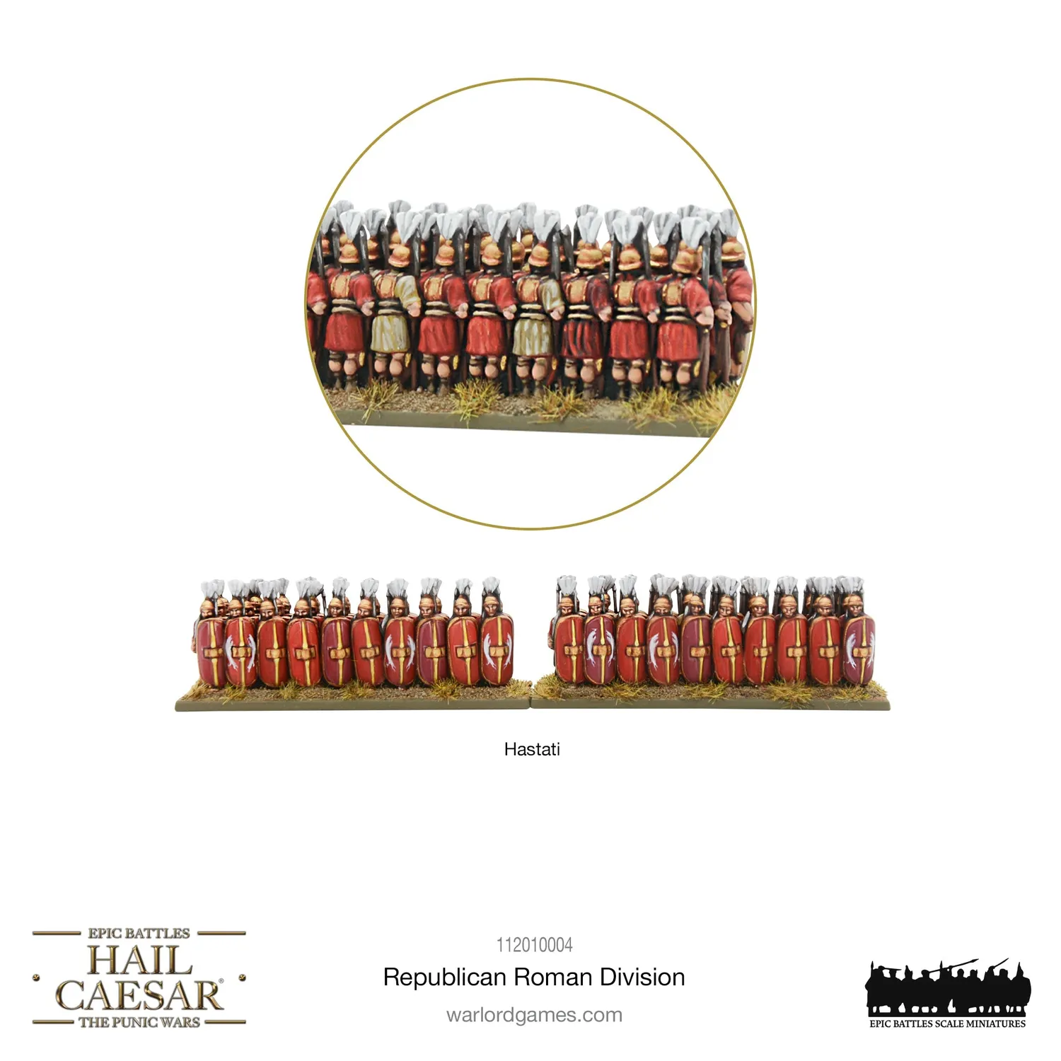 Hail Caesar Epic Battles Republican Roman division plastique
