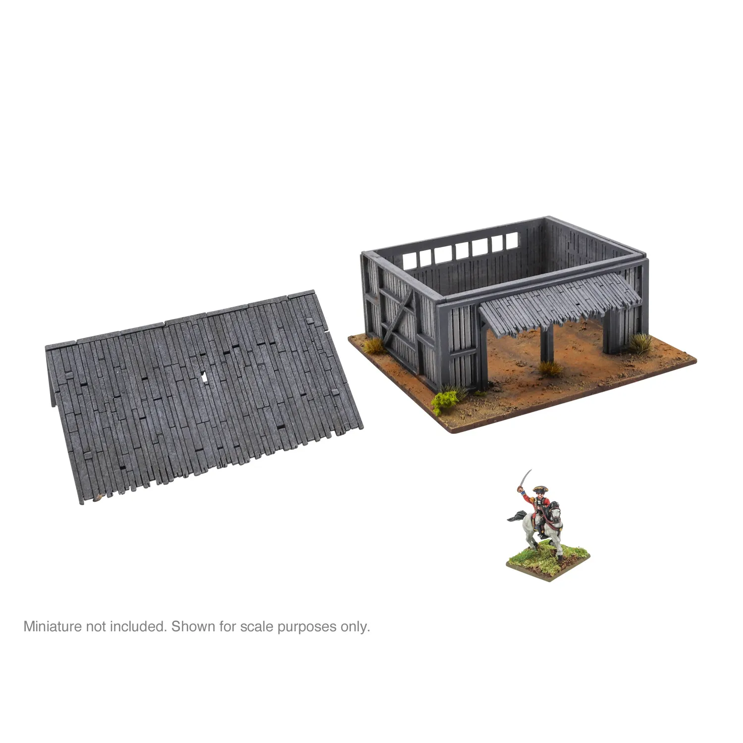 Black Powder Epic Battles: Revolution! Barn grange MDF 15 mm