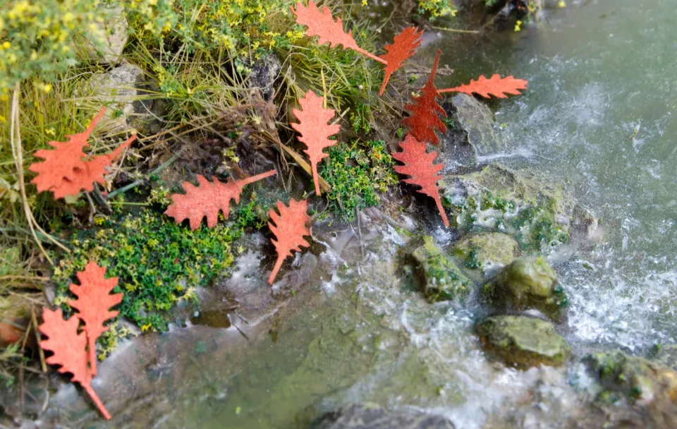 Albion Northern Red Oak – autumn arbre de diorama automne