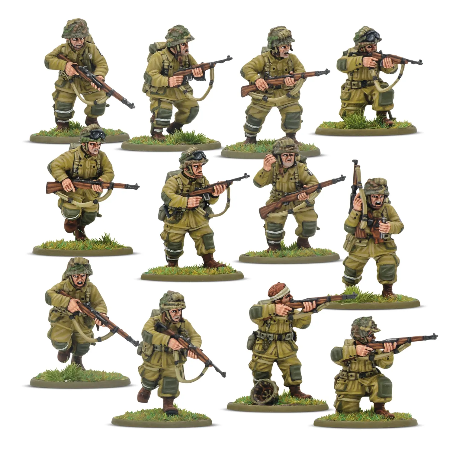 Bolt Action Currahee! US Airborne D-Day figurines armée complète