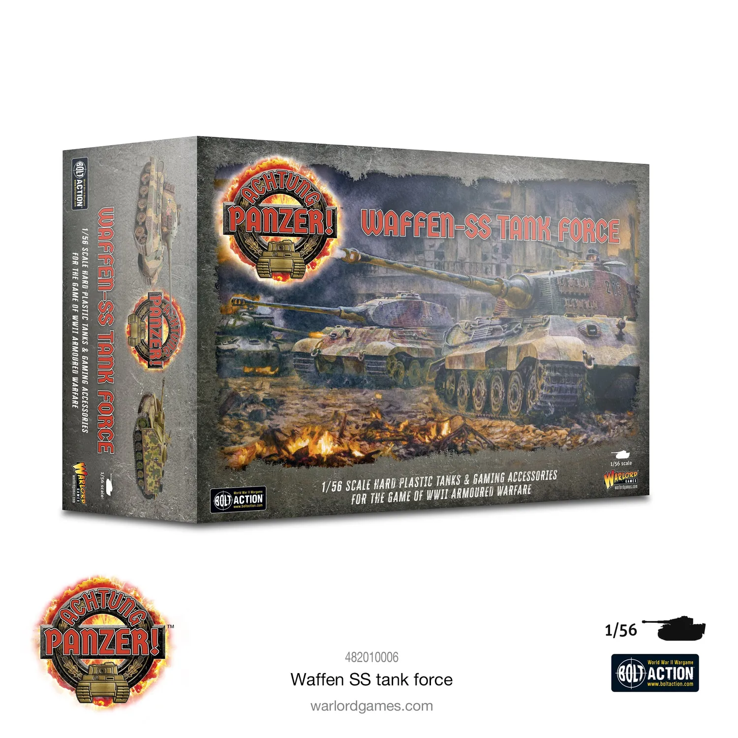 Bolt Action Waffen-SS Tank Force coffret 5 chars 1/56