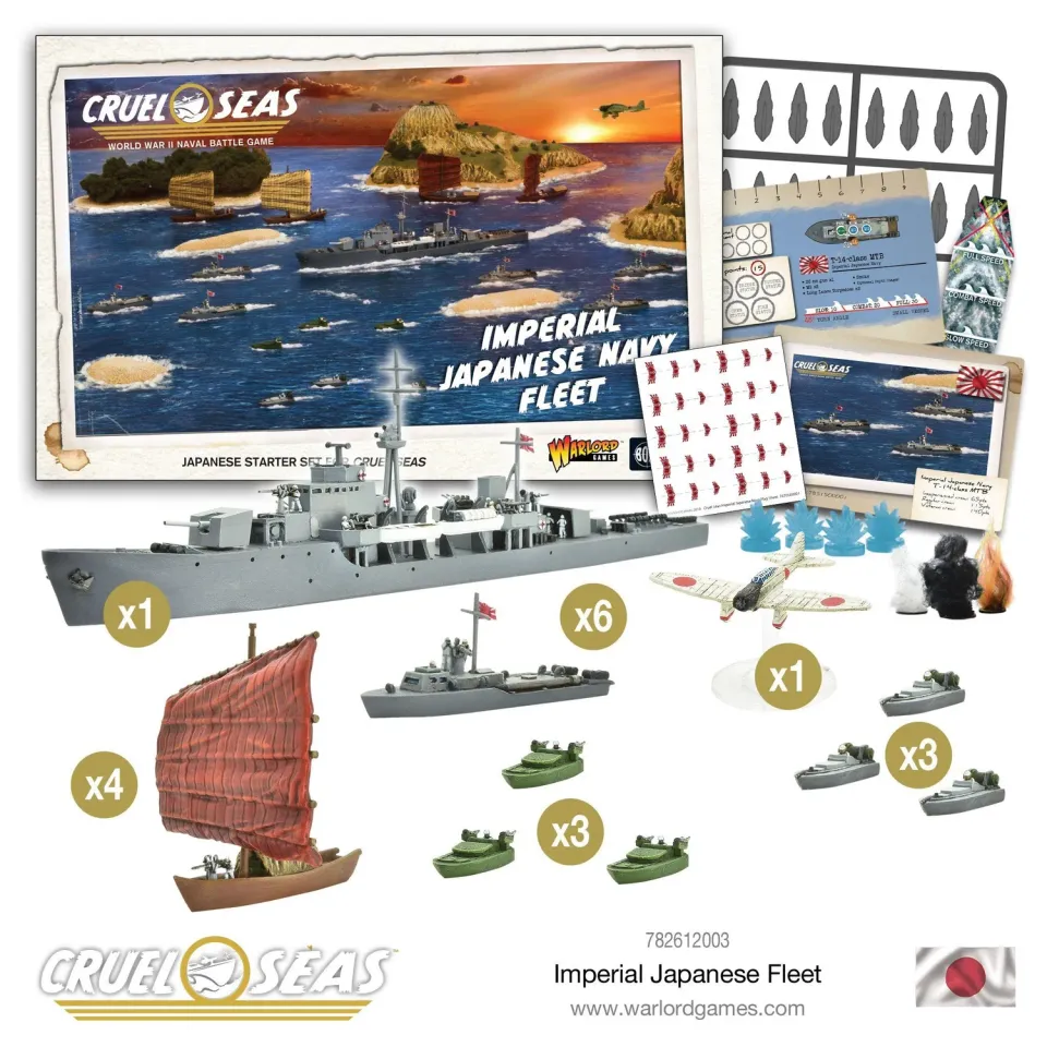 Bolt Action Cruel Seas Imperial Japanese Navy Fleet flotte navale