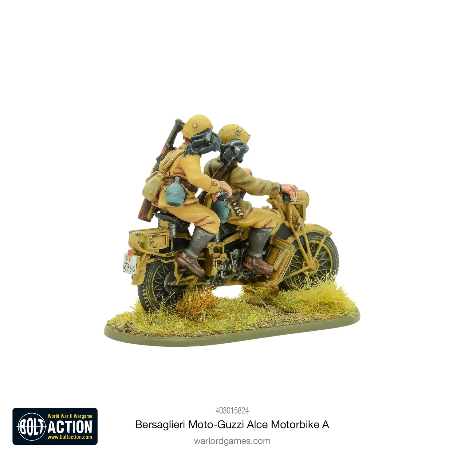 Bolt Action Bersaglieri Moto-Guzzi Alce moto métal