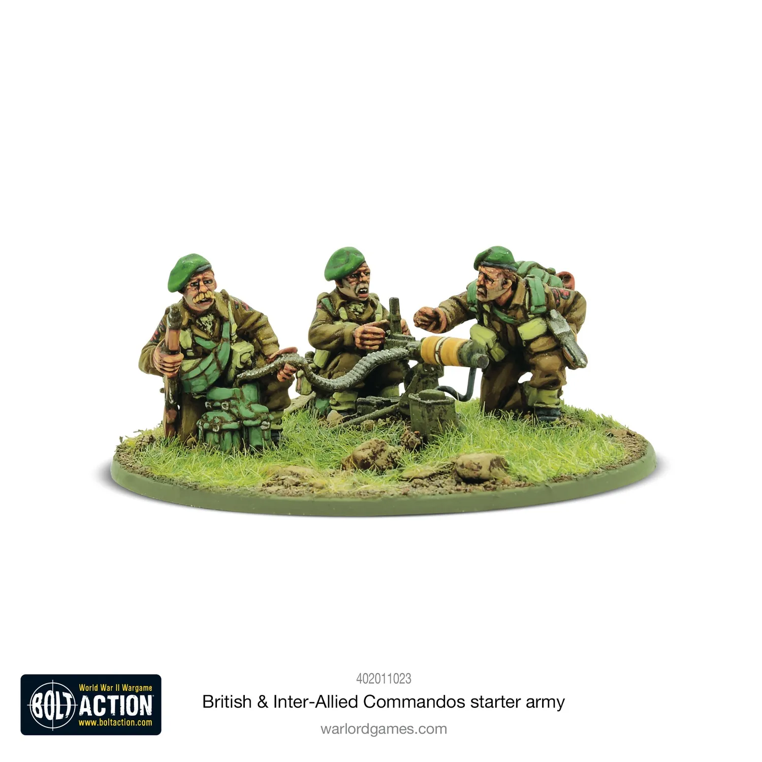 Bolt Action Churchill's Gangsters armée de démarrage commandos britanniques