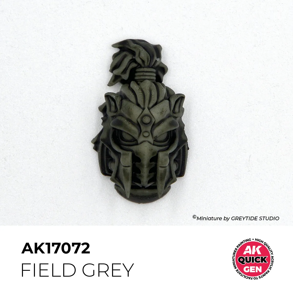 AK Interactive QuickGen Field Grey peinture 18 ml gris-vert