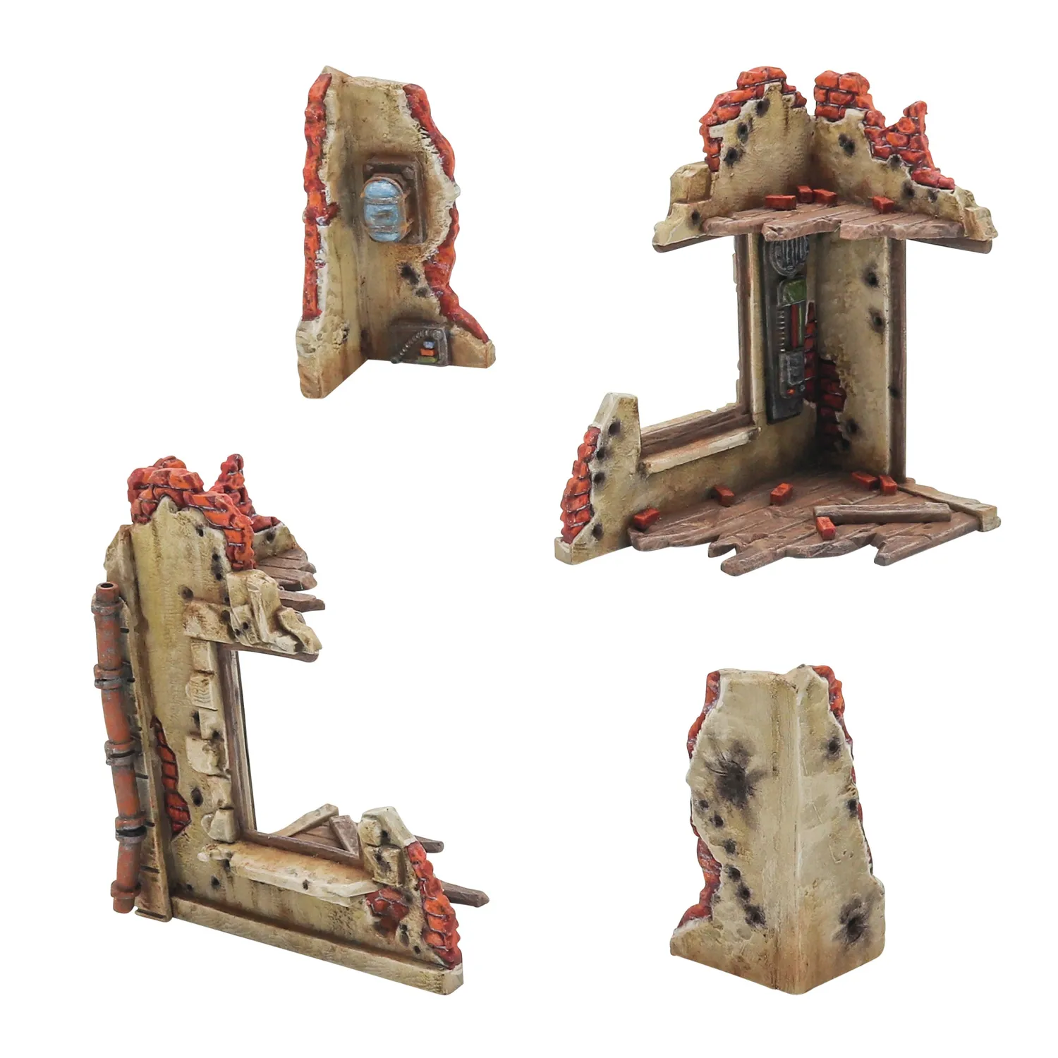 Bolt Action Konflikt '47 Ruined Building terrain urbain plastique