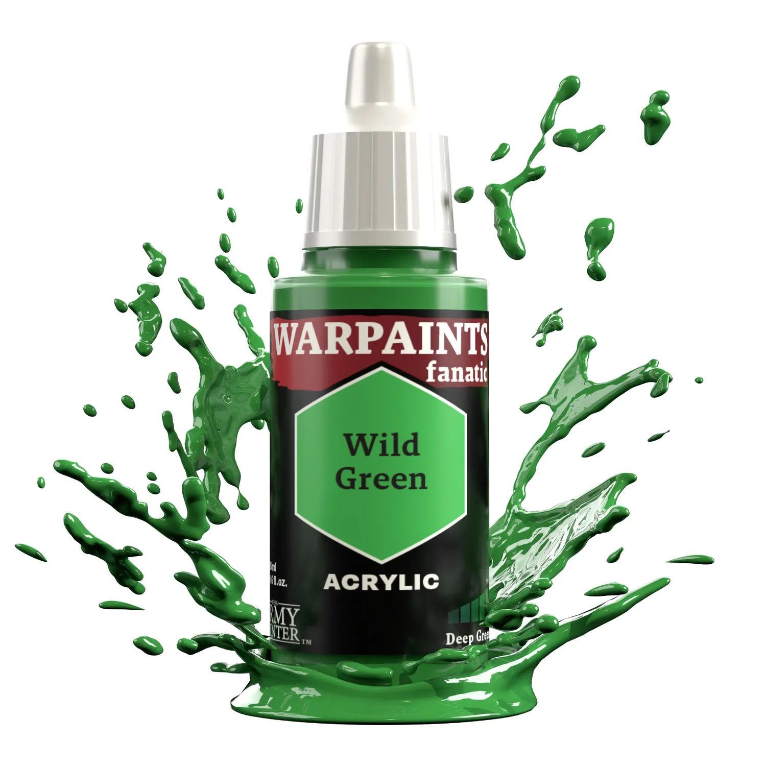 Army Painter Warpaints Fanatic Wild Green peinture 18ml vert