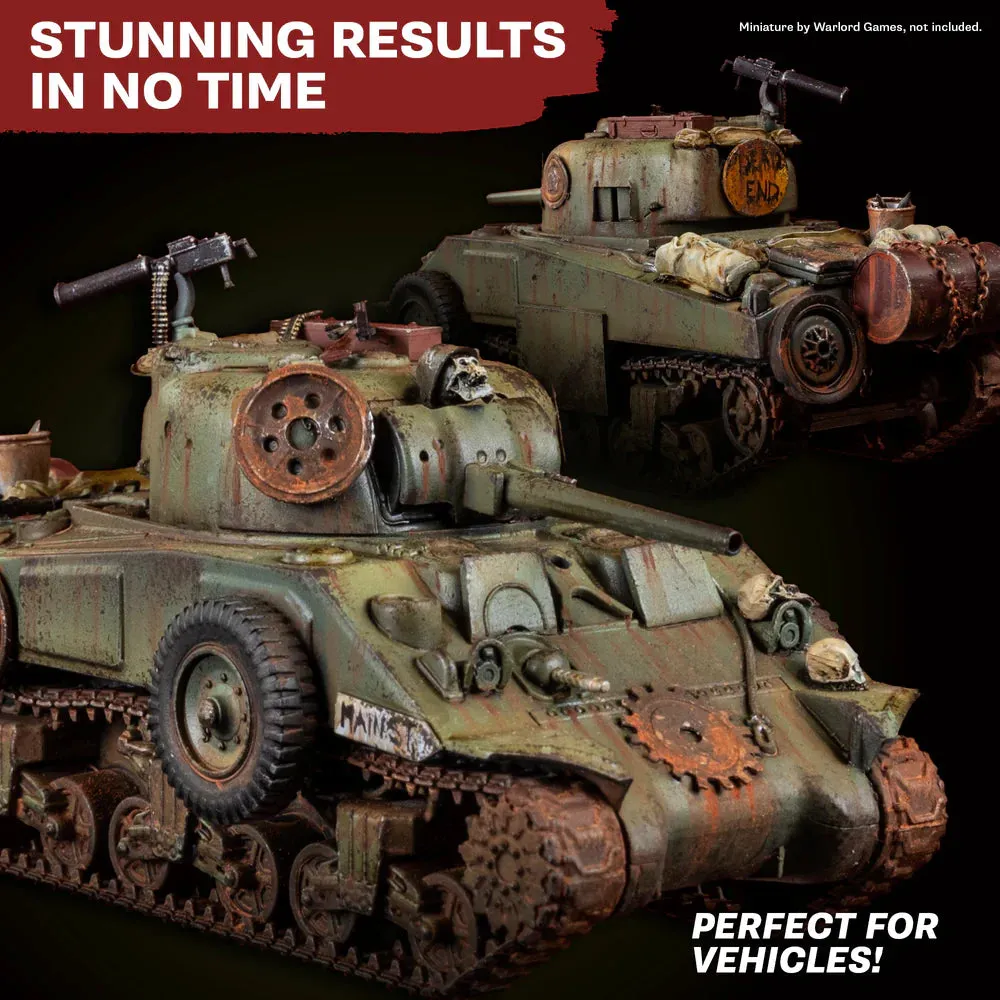 Army Painter Chipping Set pinceaux mousse usure métal