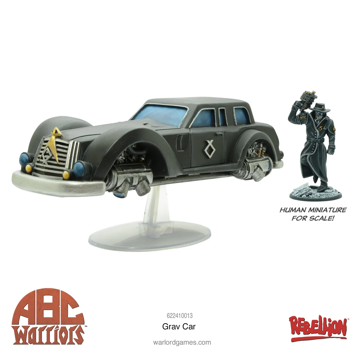 Bolt Action ABC Warriors Grav Car véhicule en résine