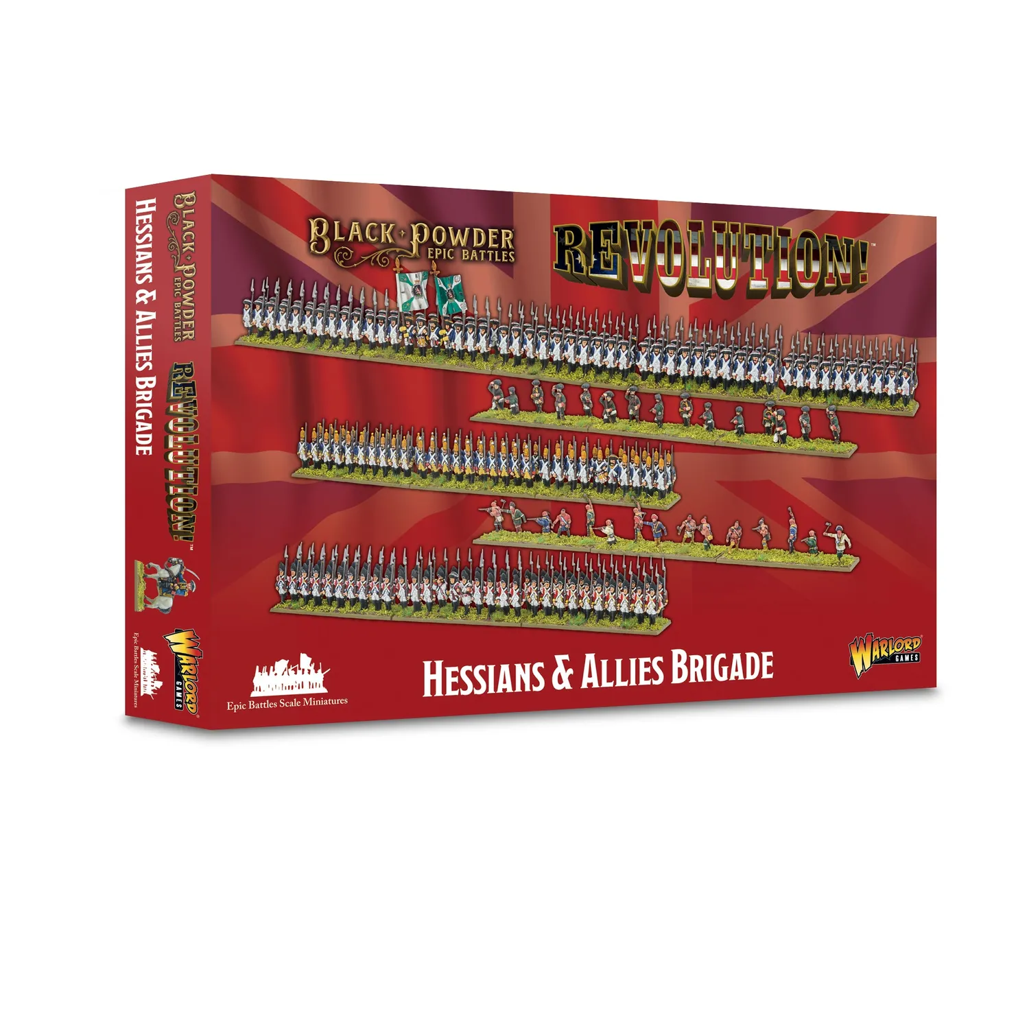 Bolt Action Black Powder Epic Hessians & Allies Brigade coffret