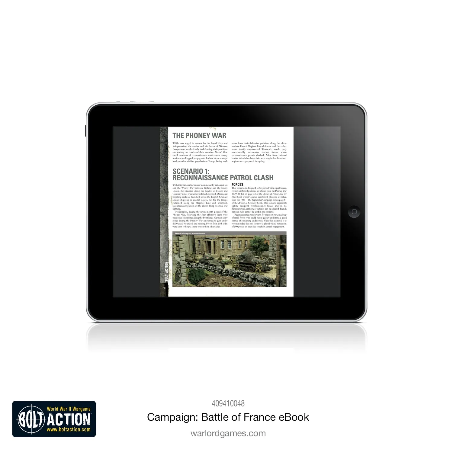 Bolt Action Battle of France ebook campagne 144p