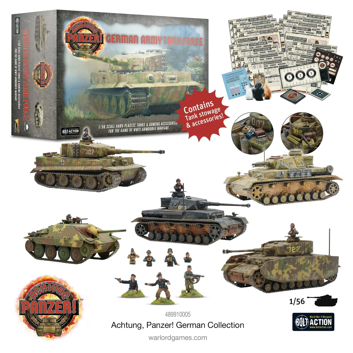 Achtung Panzer! German Collection starter set allemand chars métal plastique