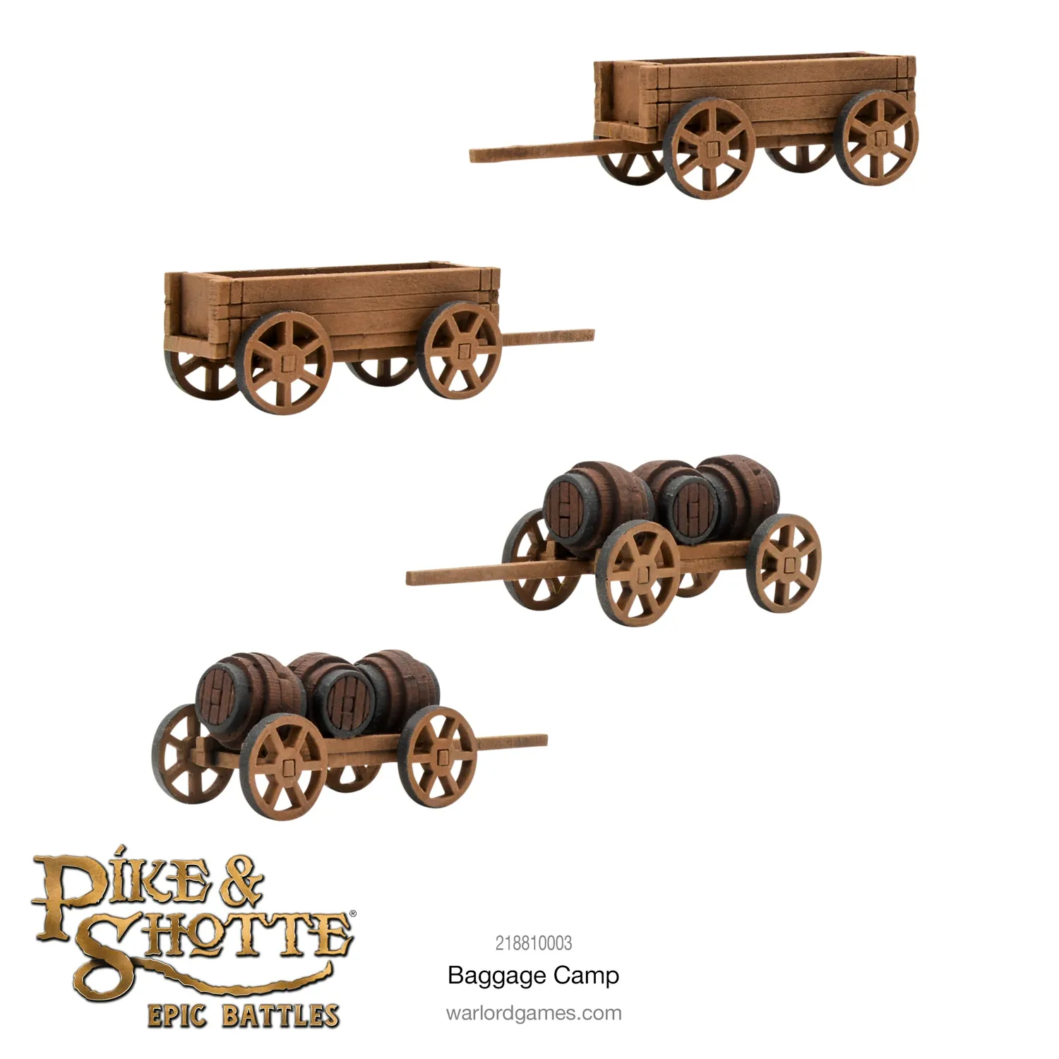 Warlord Games Pike & Shotte Epic Battles Baggage Camp décors