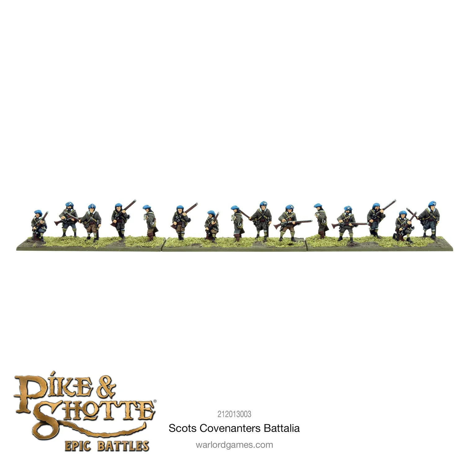 Bolt Action Pike & Shotte Epic Battles Scots Covenanters Battalia armée plastique
