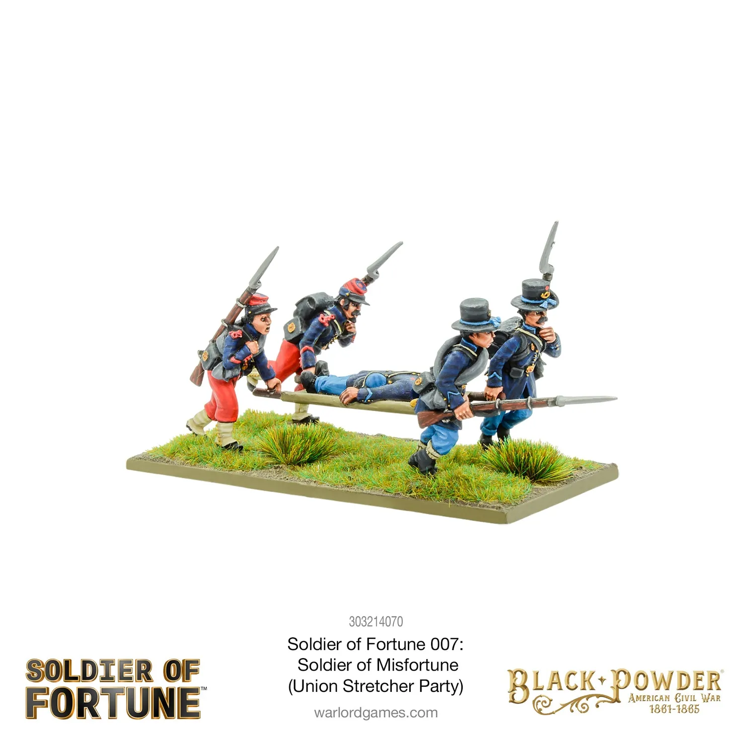 Warlord Soldier of Fortune 007 Misfortune figurine brancardiers