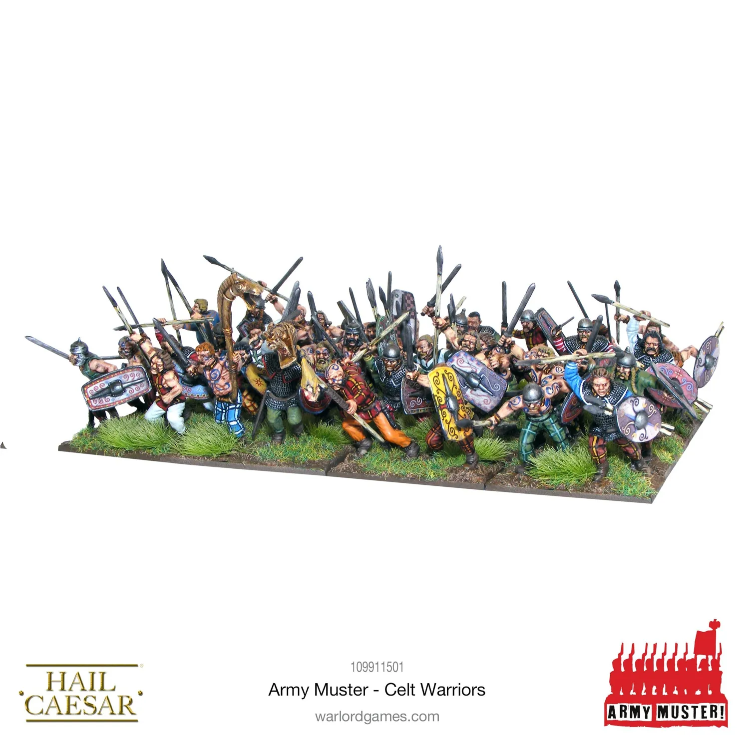 Bolt Action Army Muster Celt Warriors coffret figurines Celtes