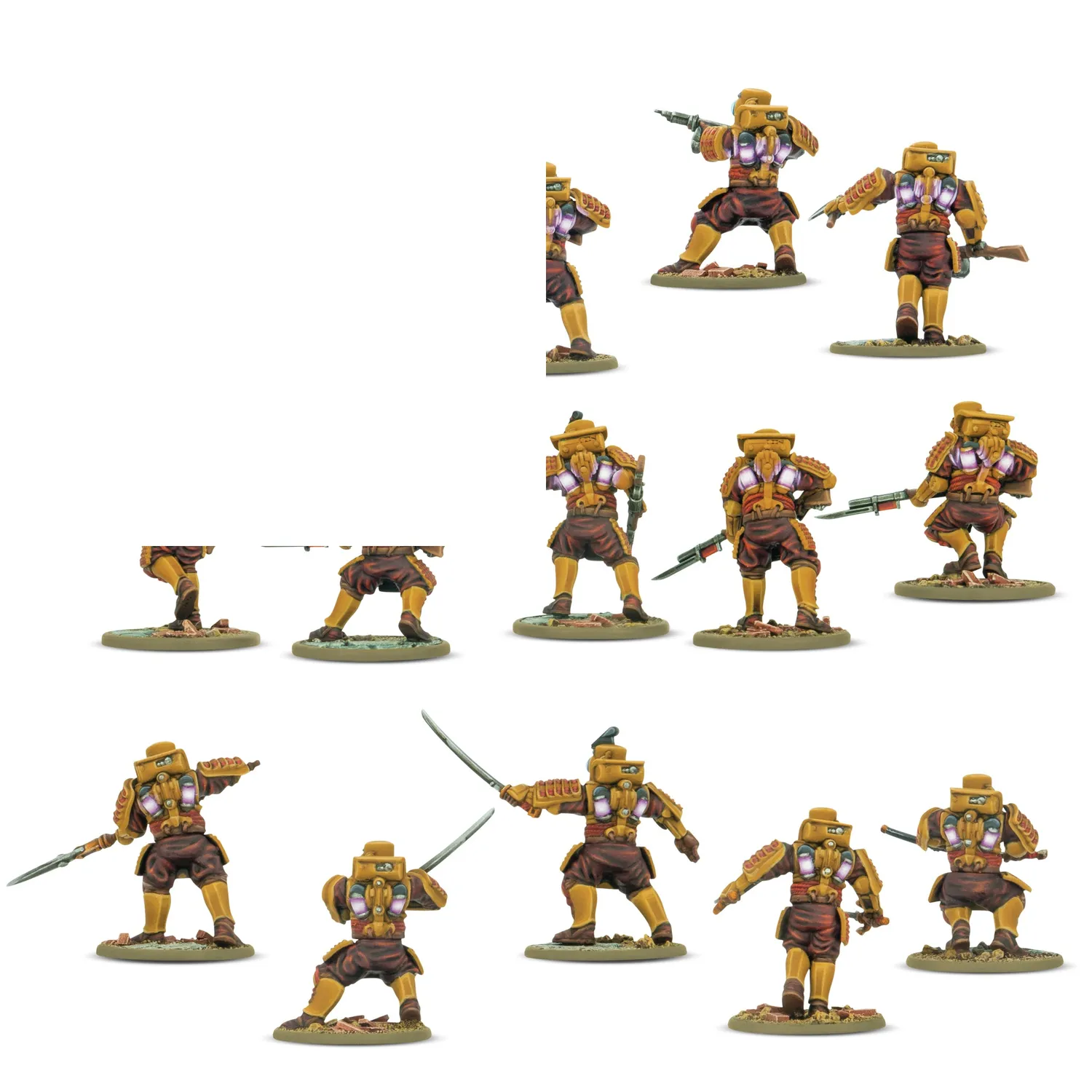 Bolt Action Konflikt ’47 Ghost Infiltration Platoon figurines japonaises plastique