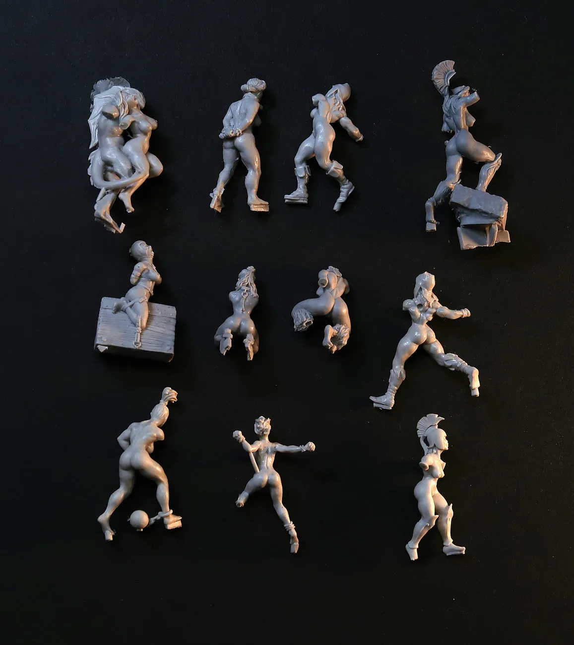 Brother Vinni Broken miniature Bits corps féminins 28 mm 11 pièces résine