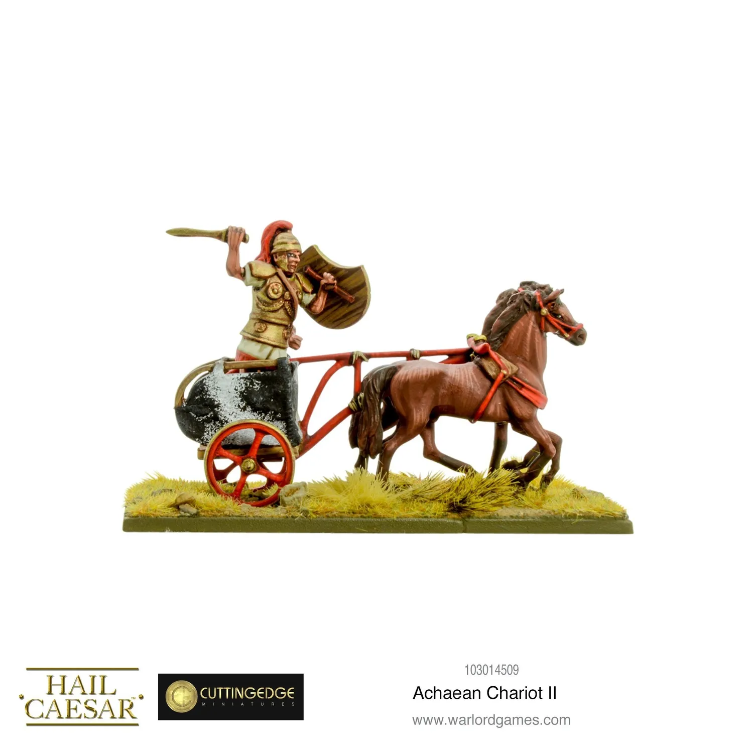 Bolt Action Hail Caesar Achaean Chariot II figurine char métal