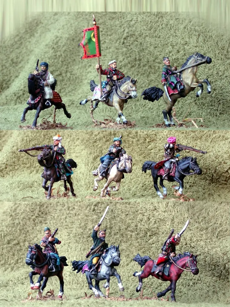 Studio Siberia Cavaliers Basmatchis 28mm métal x9