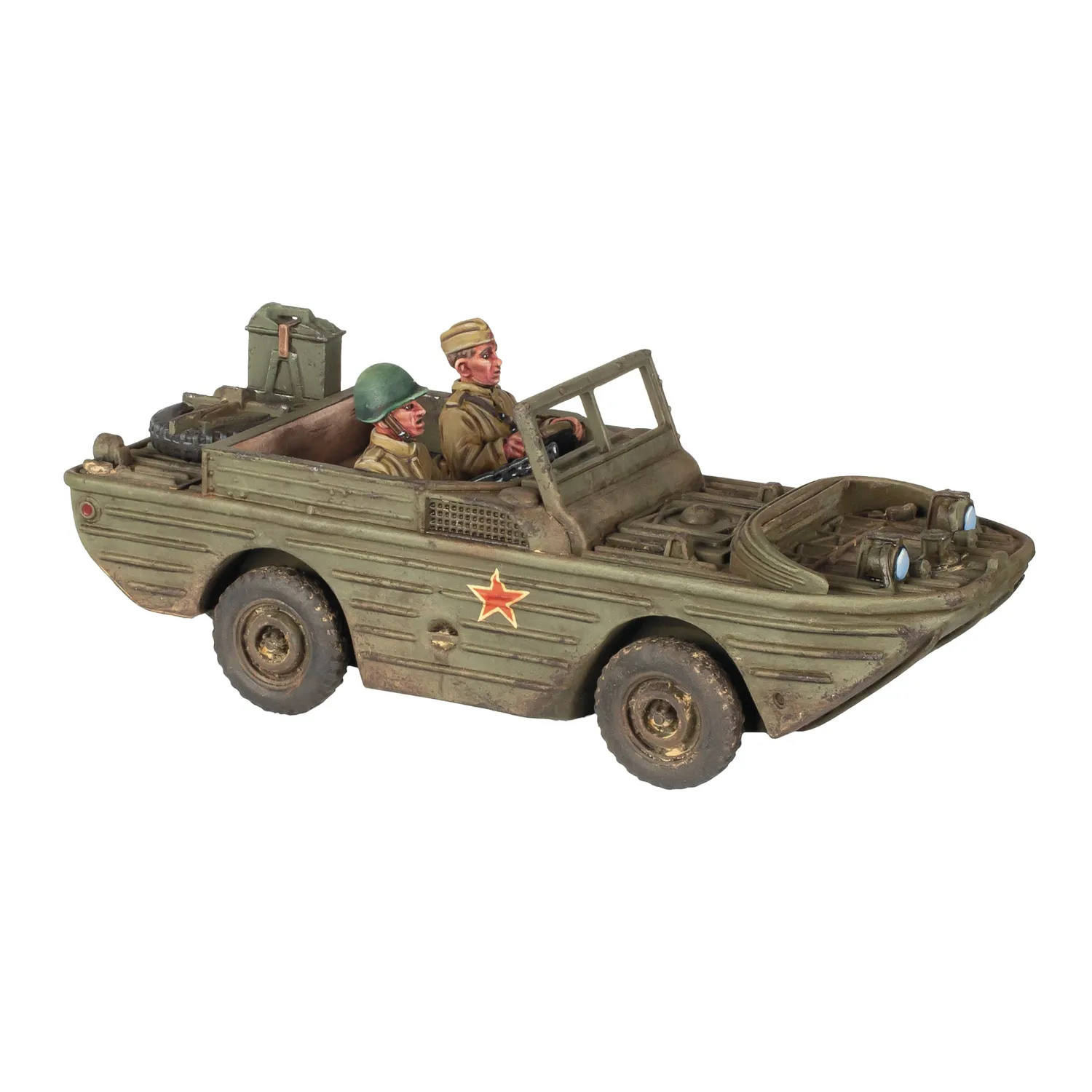 Bolt Action Ford GPA Jeep amphibie figurine soviétique