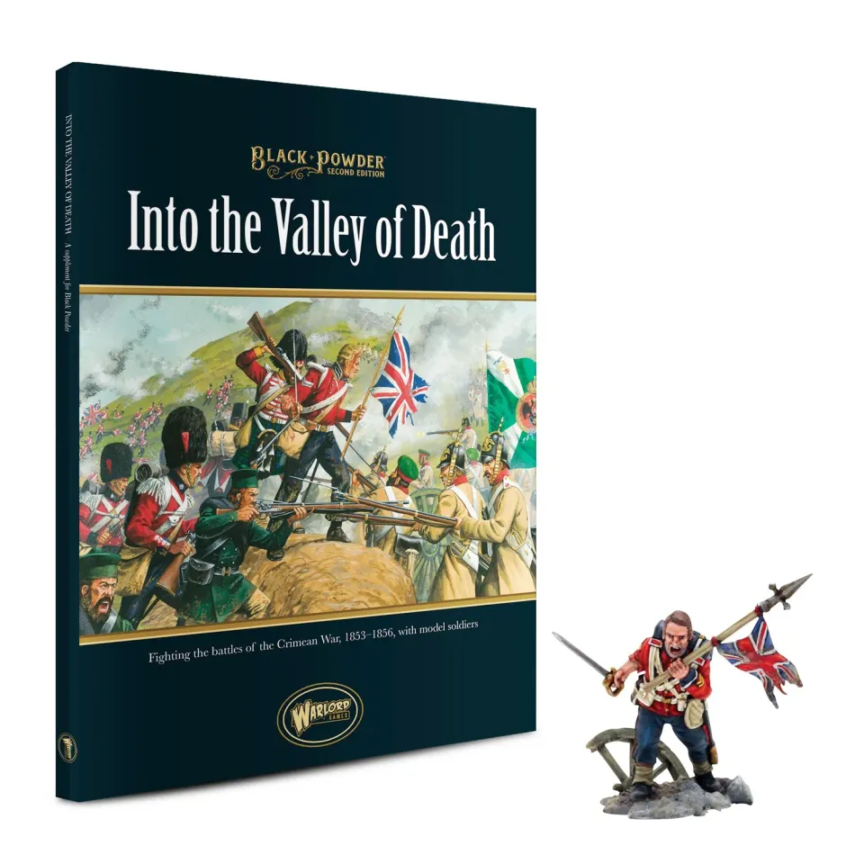 Bolt Action Black Powder Into the Valley of Death supplément + figurine
