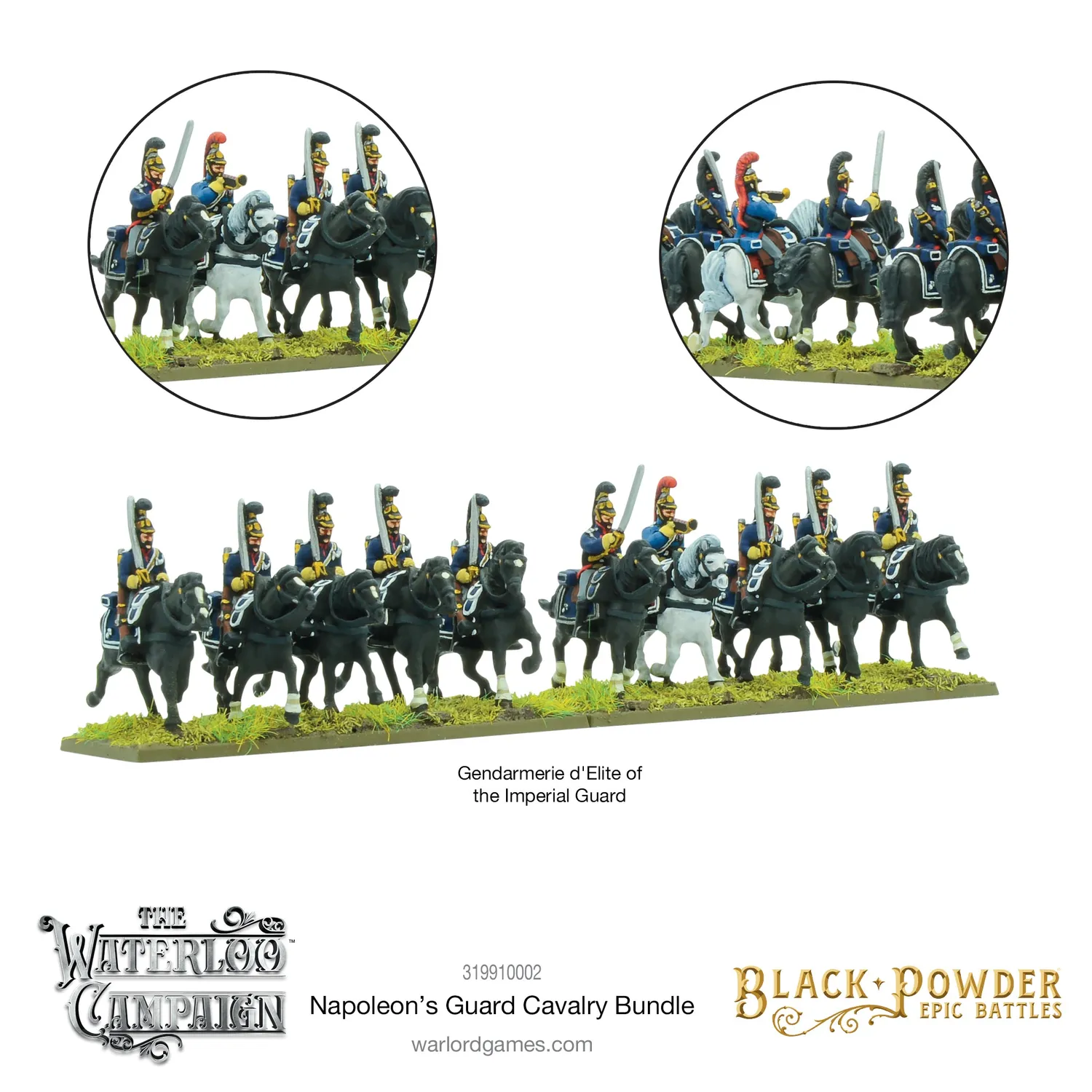 Black Powder Epic Battles Waterloo Napoleon's Guard Cavalry Bundle cavalerie