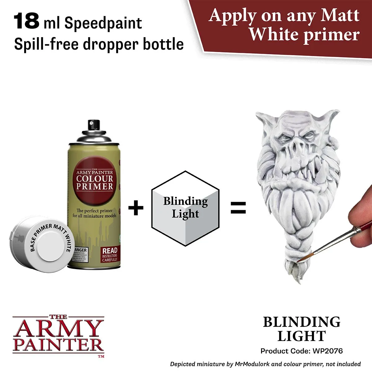 Army Painter Speedpaint Blinding Light peinture 18 ml