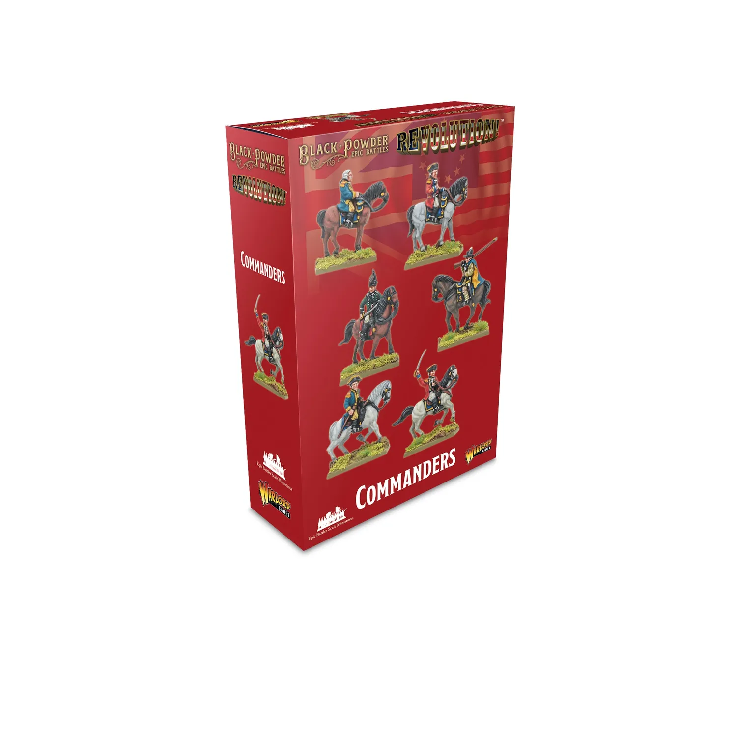 Black Powder Revolution Commanders coffret figurines résine