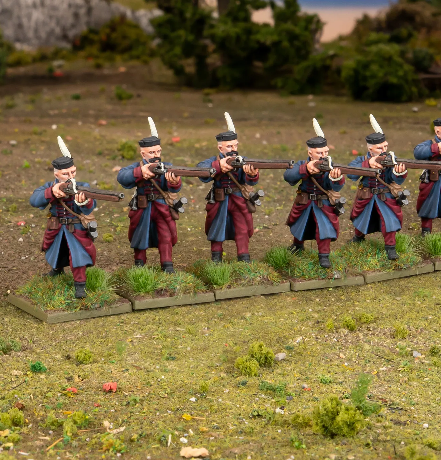 Bolt Action Pike & Shotte Hajduks tir figurines métal