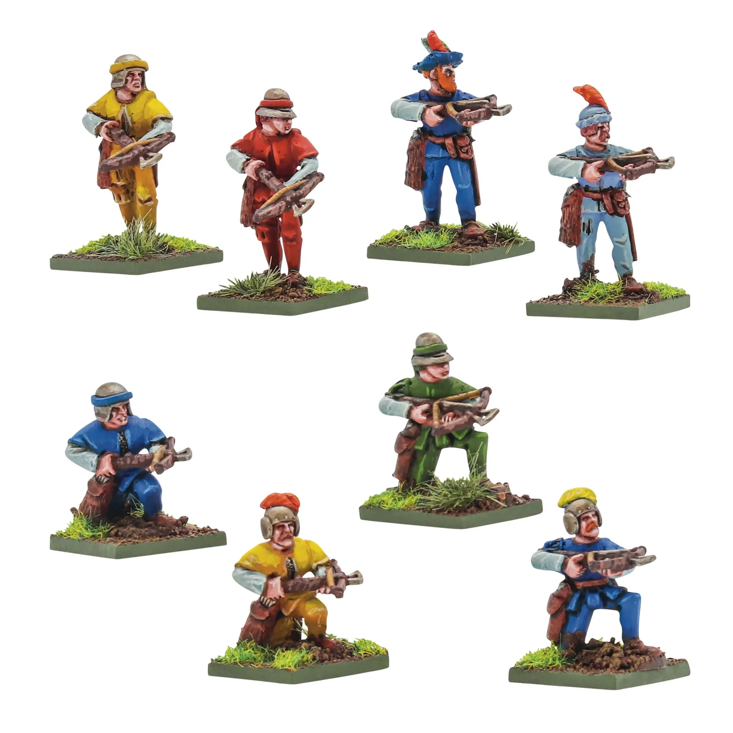 Bolt Action Pike & Shotte Swiss Crossbowmen Regiment figurines métal