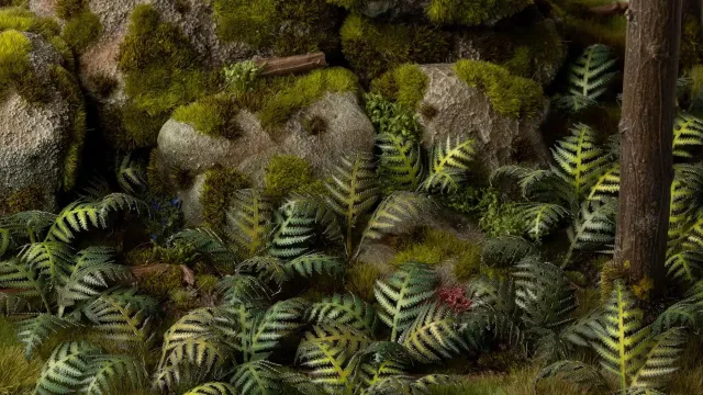 Gamers Grass plantes photodécoupe décor assorties