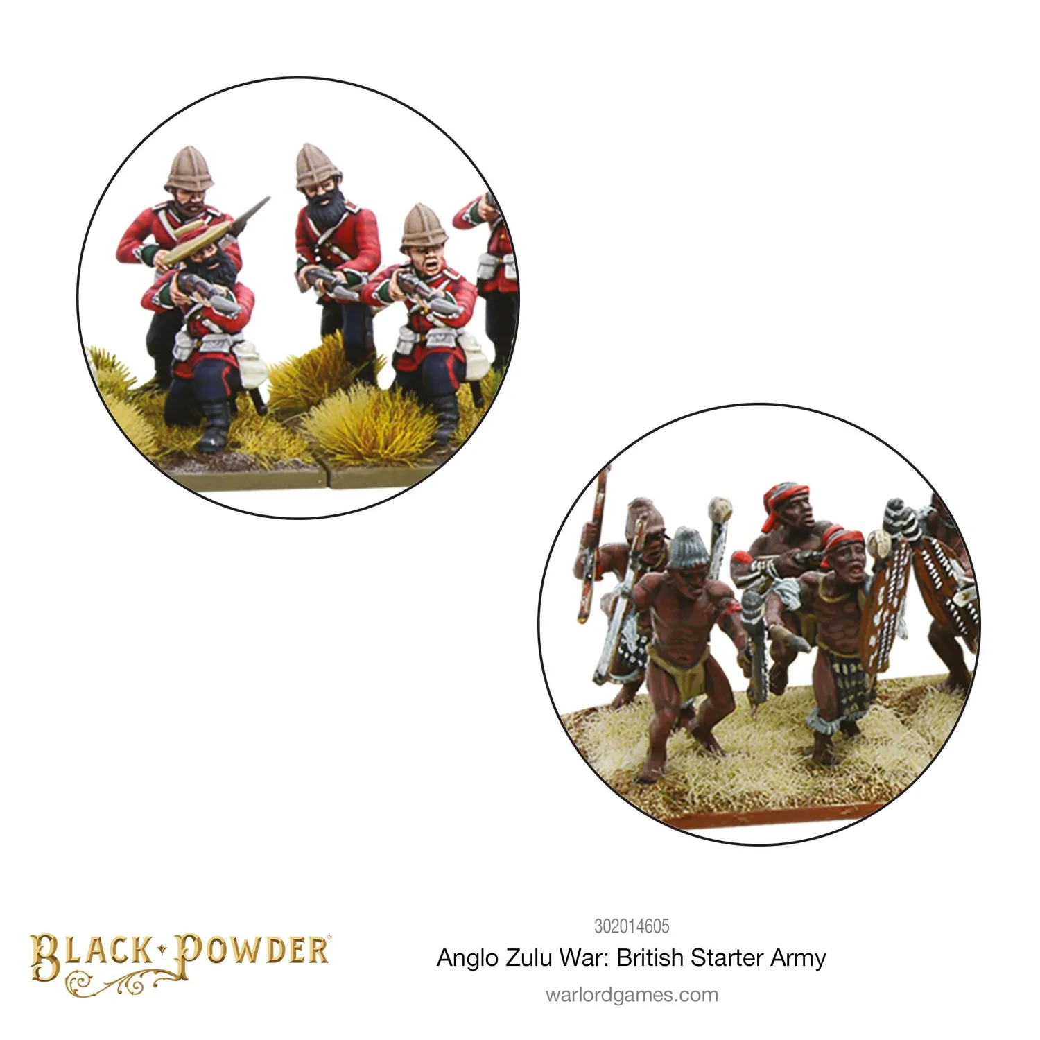 Black Powder Guerre Zoulou armée britannique starter