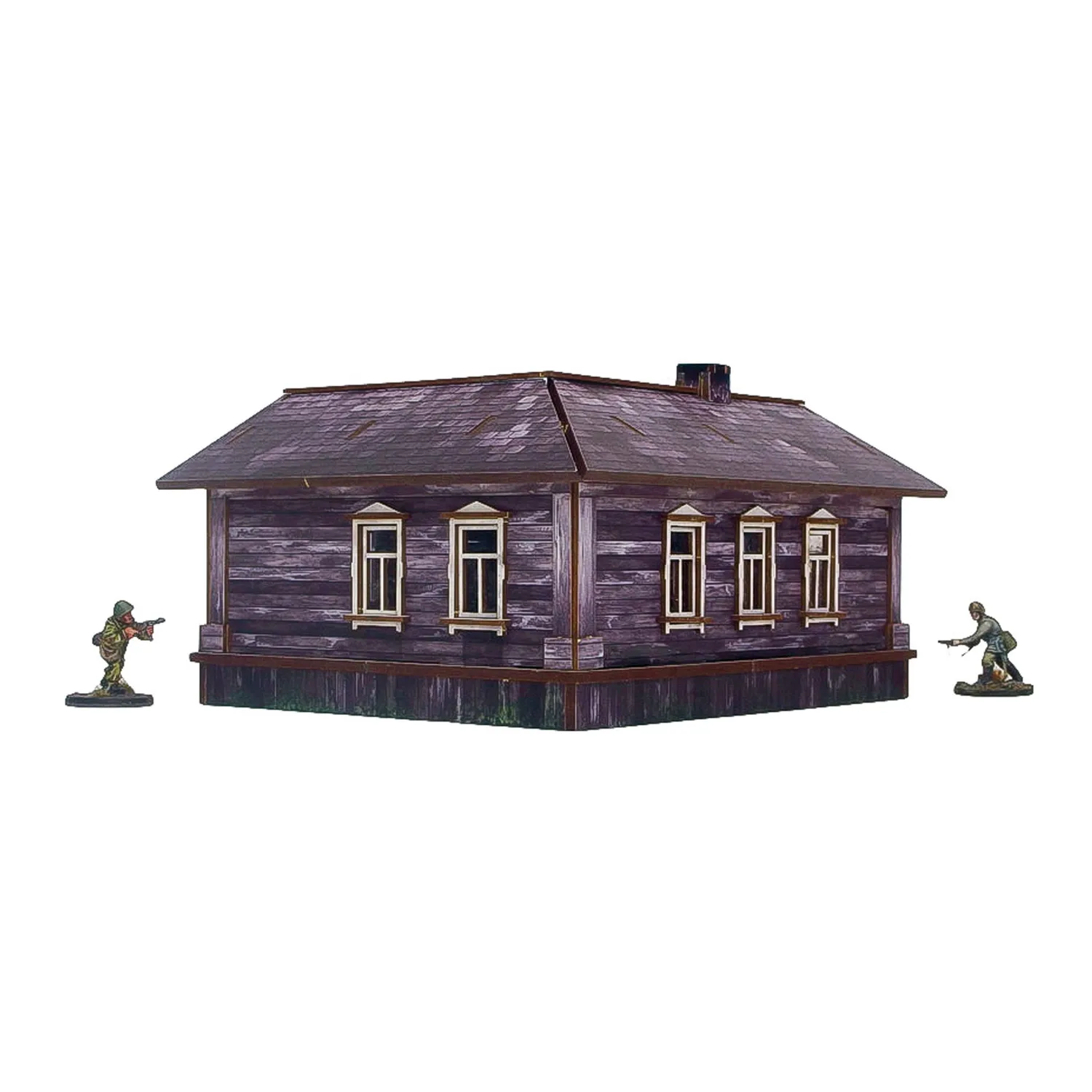 Bolt Action Pre-Painted WW2 Ostfront Village Maria's House décor prépeint HDF