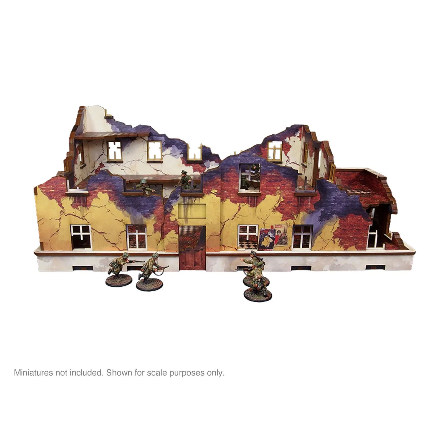 Bolt Action Ostfront Stalingrad école gauche décor pré-peint